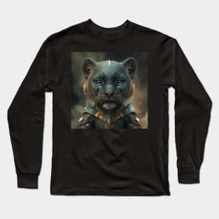 Cute baby black panther Long Sleeve T-Shirt